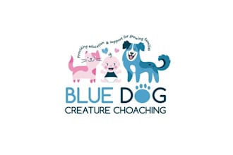 design greatest dog baby educator logo for you