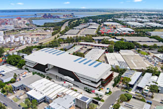 remodel pre engineered metal building, modern industrial exterior render, cgi