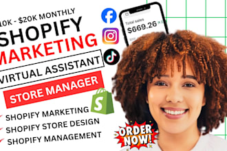 do shopify manager, shopify pod store manager with cro shopify virtual assistant
