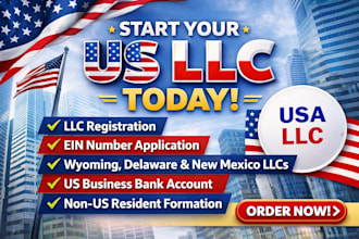 do US llc registration, wyoming llc formation and ein for non US residents