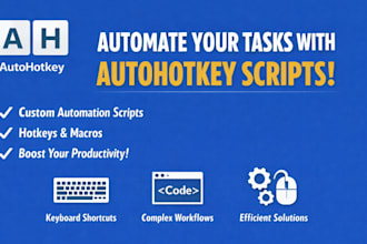 create autohotkey script, excel, windows automation, gui script, hotkey