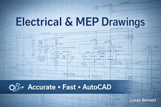 create professional electrical drawings, autocad plans and single line diagrams