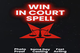 cast court case spell win court justice ritual and lawsuit spell