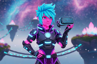 design pngtuber model or customized png tuber avatar, character