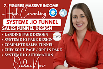 build systeme io funnel sales funnel, landing page systeme io website