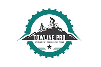 design best quality mountain cycle ride logo