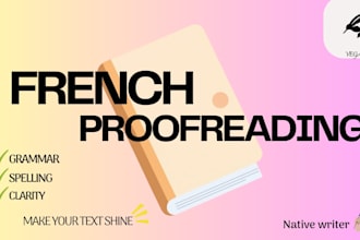 proofread and polish your french text