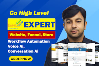 your go high level expert, ghl website, ghl sales funnel, ghl automation, store