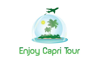 make new identity logo for official capri island tour guide