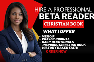 beta read christian book memior history daily devotional prayer journal