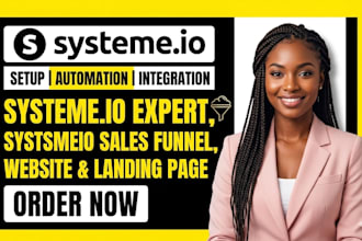 systeme io sales funnel systeme io landing page systeme io website systeme io