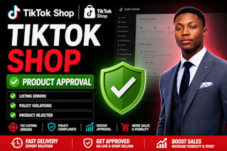 fix tiktok shop product approval, listing errors and policy violations