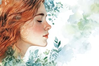 paint watercolor illustration and watercolor
