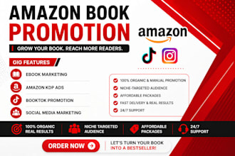 do amazon kindle book promotion or regular book promotion