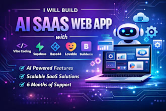 build ai saas  vibe coding, supabase, base44  lovable, builder io