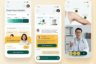 build ai doctor consultation app with advanced features with high functionality