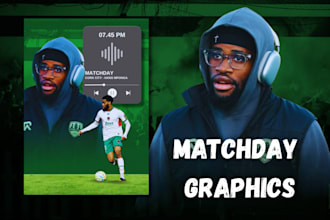make matchday graphics for any team or player at any level