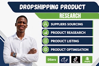 do winning dropshipping product research and supplier sourcing