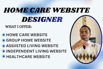 design website for group home home care independent living and assisted living