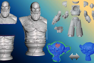 do stl file repair, edit stl file modification for 3d printing, fix 3d stl model