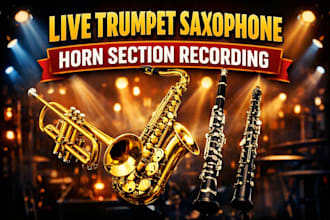 record horn section trumpet saxophone clarinet and oboe