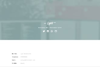 do a portfolio page for you