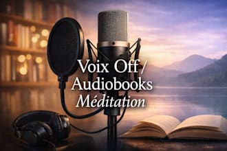 voix off et narration audio francaise pour livres et textes