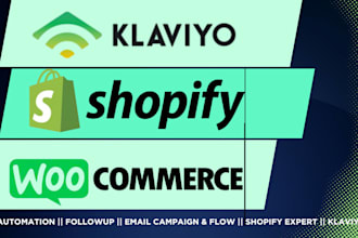 setup a high converting klaviyo email automation campaigns for ecommerce stores