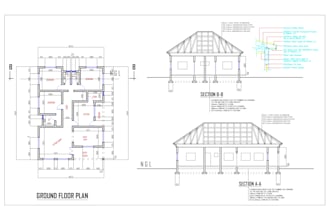draw detailed floor plan drawings in autocad