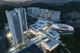 redevelop park phase,high rise building,vip conference facility,landscape design