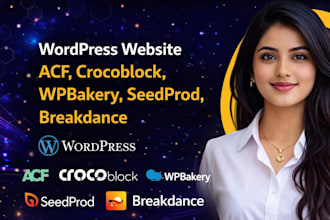 wordpress website acf, crocoblock, wpbakery, seedprod, breakdance