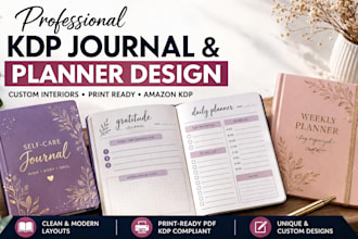 do journal design, daily devotional, planner, prayer journal and workbook design