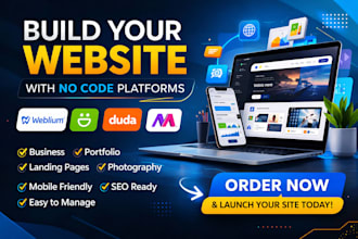 do weblium smugmug duda mobirise no code website builder templates cms