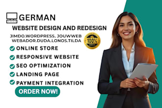 design a professional website using lonos website builder
