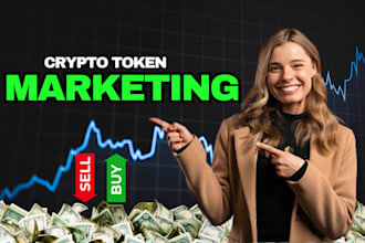 do organic crypto x marketing for token memecoin