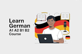 create german a1 a2 b1 b2 course, german lessons for beginners, german language
