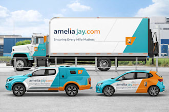 design awesome car, van, vehicle wrap design and vehicle stickers