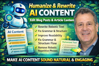 rewrite ai content, rewrite ai articles, and edit blog posts, ebook writing