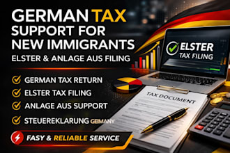 help new immigrants germany steuererklarung elster anlage aus filing support