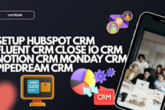 setup hubspot crm fluent crm close io crm n8n automation monday gohiglevel setup