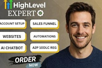 build gohighlevel skincare clinic website ghl sales funnel automation workflows
