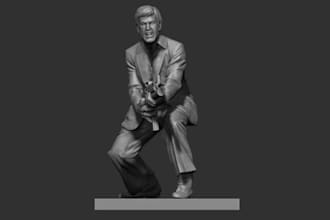sculpt tabletop miniatures, dnd characters, rpg figurines and repair to stl file