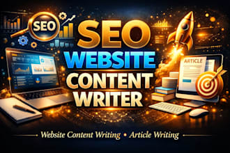 be your SEO website content writer, website content writer, article writing