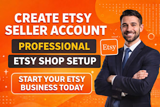 create a verified etsy seller account and etsy shop setup