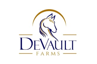 design equestrian horse business portrays beauty logo