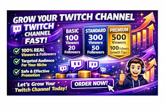 promote your twitch stream and grow real viewers organically