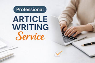 professional article and blog post writer