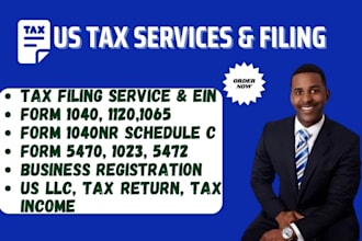 prepare and efile us tax return form 1040 1120 1065 5472 5471 1040nr schedule c