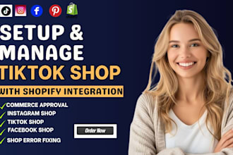 setup a tiktok shop instagram shop shopify marketing integrate shopify, amazon