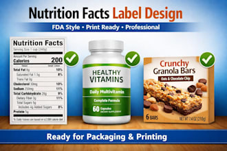 create fda compliant nutrition facts label